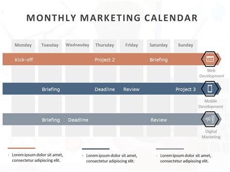Marketing Calendar Template Powerpoint